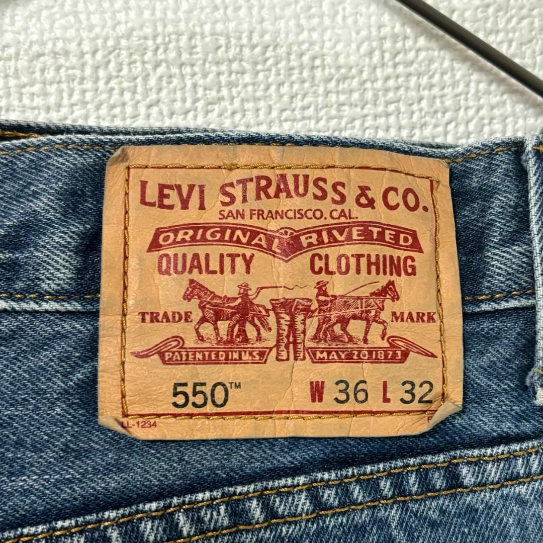 Levi's(リーバイス)のリーバイス550 Levis W36 ダークブルーデニム 青 00s 7912 その他のその他(その他)の商品写真