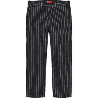 シュプリーム(Supreme)のSupreme 21ss Work Pant Black Stripe(ワークパンツ/カーゴパンツ)