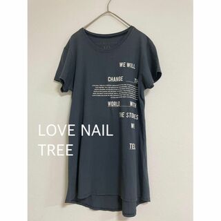 LOVE NAIL TREE MADE IN USA  ゆったりサラサラTシャツ(Tシャツ(半袖/袖なし))