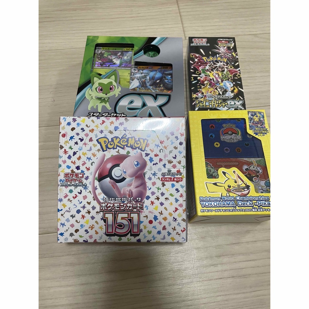 ポケモンカードBOX セット 151 横浜記念デッキ シャイニートレジャーの