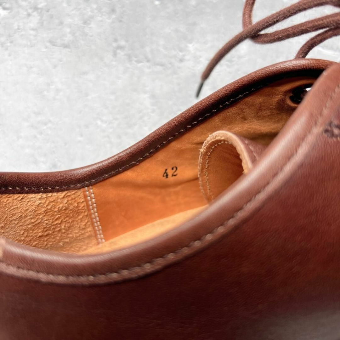 trippen(トリッペン)の名作 trippen TODI 牛革 カーフ レザー シューズ 革靴 42 茶色 メンズの靴/シューズ(その他)の商品写真
