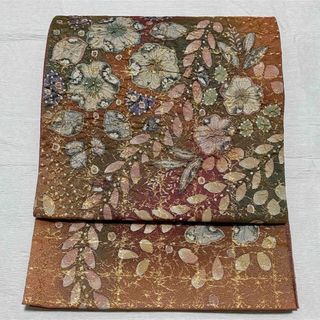 逸品　袋帯　【作家物　辻が花　絞り　金糸】(帯)