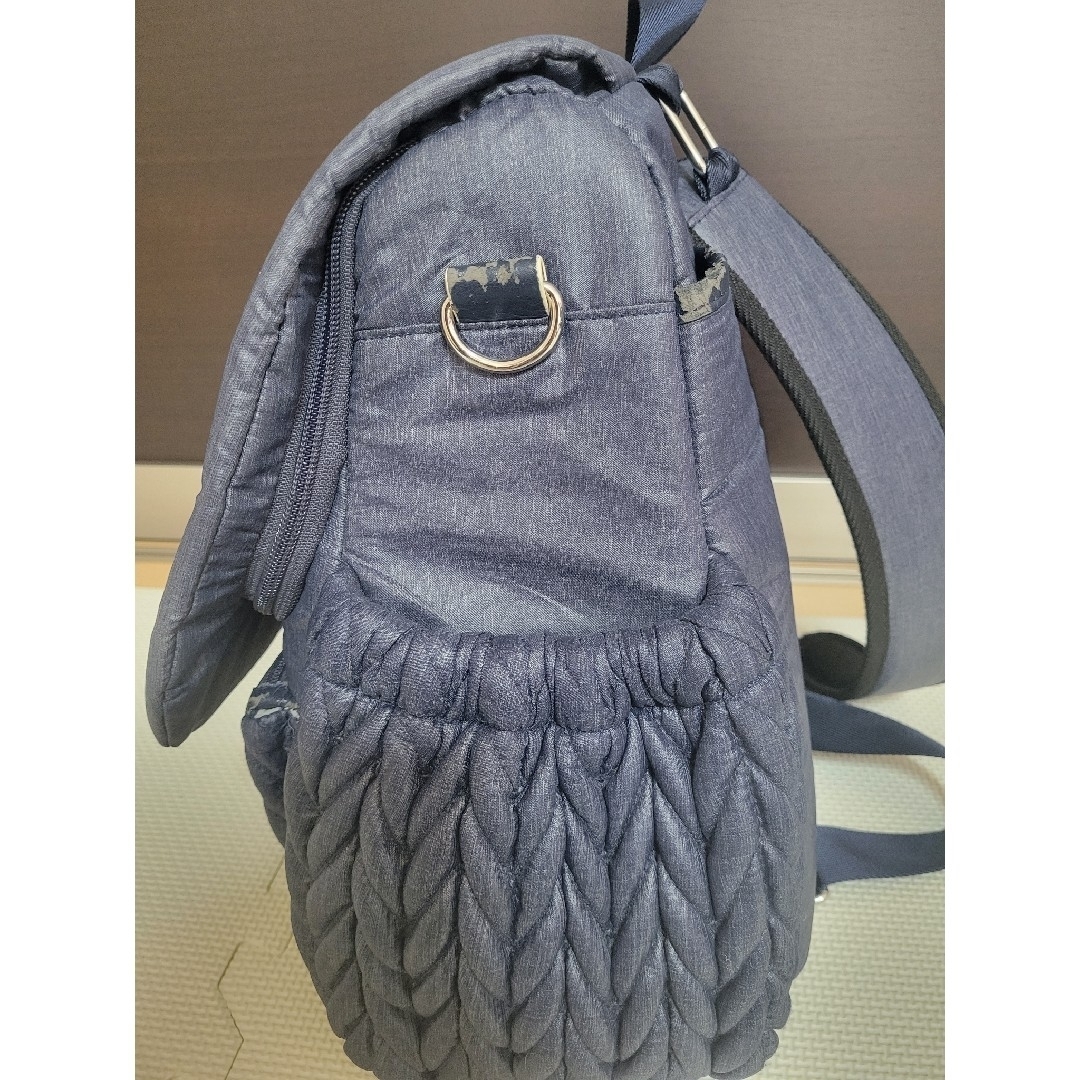 HAPP Levy Back pack リュック マザーズバッグ　ネイビー キッズ/ベビー/マタニティのマタニティ(マザーズバッグ)の商品写真