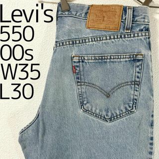 リーバイス(Levi's)のリーバイス550 Levis W35 ブルーデニム 青 00s パンツ 7915(その他)