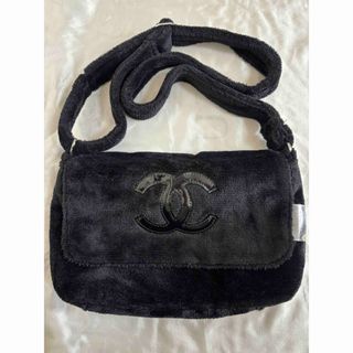 シャネル(CHANEL)のシャネル☆ノベルティショルダー☆デカココ黒エナメル黒(ショルダーバッグ)