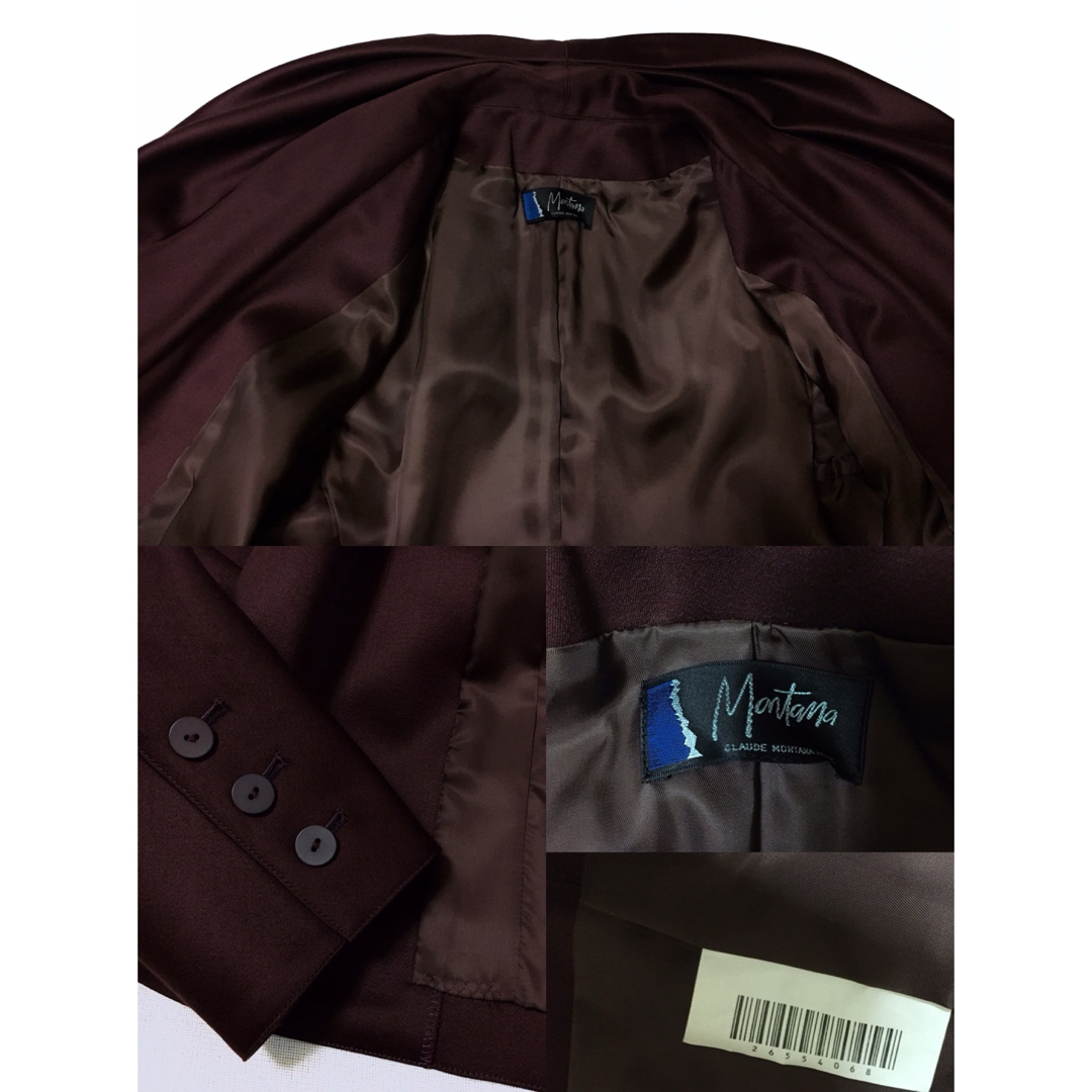 FUMIKA_UCHIDA(フミカウチダ)の80s CLAUDE MONTANA Shawl Collar Jacket レディースのジャケット/アウター(テーラードジャケット)の商品写真