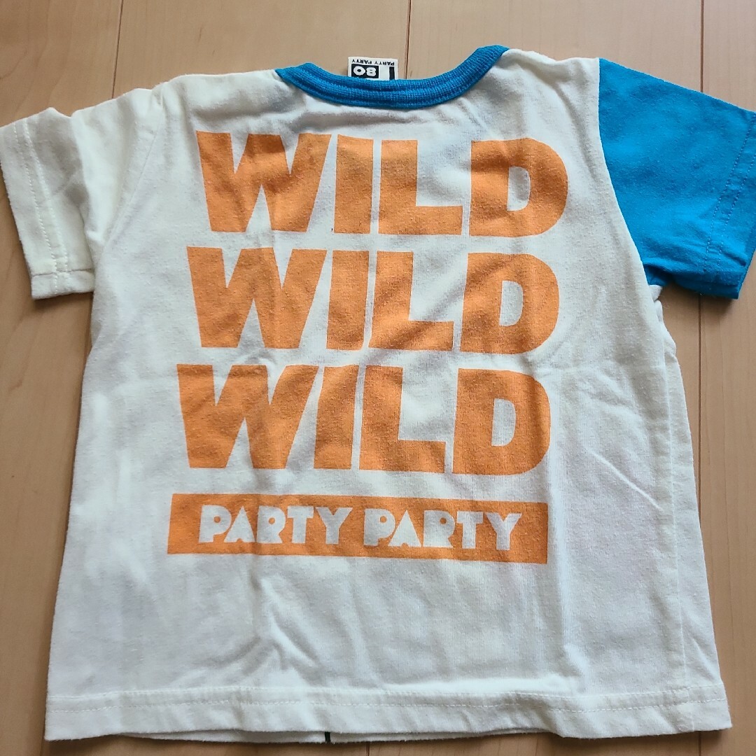 PARTYPARTY(パーティーパーティー)のパーティーパーティー　半袖Tシャツ2枚セット　80　男の子 キッズ/ベビー/マタニティのベビー服(~85cm)(Ｔシャツ)の商品写真