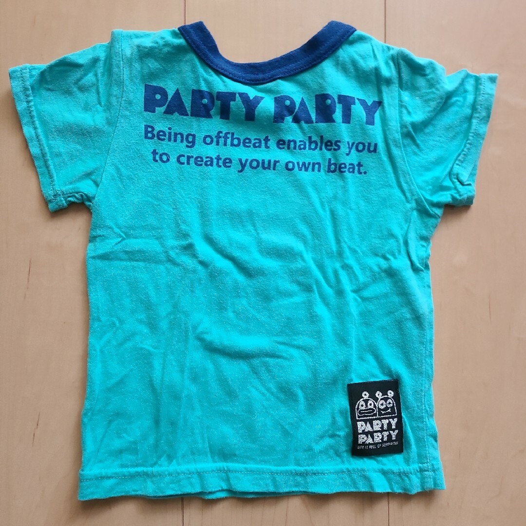 PARTYPARTY(パーティーパーティー)のパーティーパーティー　半袖Tシャツ2枚セット　80　男の子 キッズ/ベビー/マタニティのベビー服(~85cm)(Ｔシャツ)の商品写真