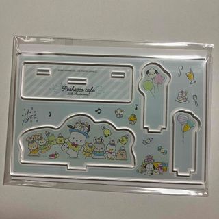 サンリオ(サンリオ)のポチャッコ ポチャッコカフェ 35周年記念カフェ アクリルスタンド　35th(キャラクターグッズ)