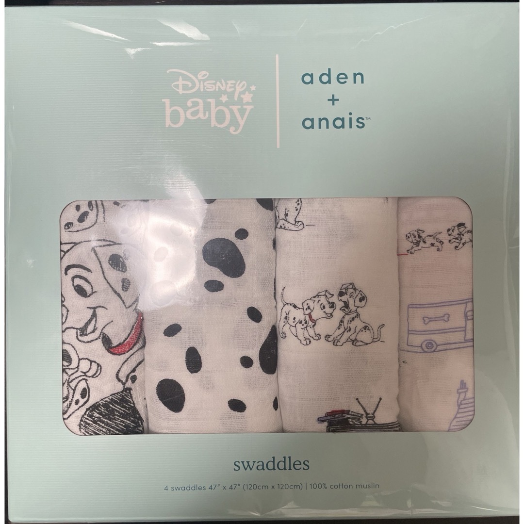 aden+anais - エイデンアンドアネイ おくるみ ディズニー 101匹 aden+anais - エイデンアンドアネイ おくるみ ディズニー 101匹