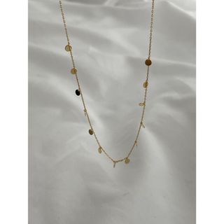 トゥデイフル(TODAYFUL)の【新品未使用/再入荷】18K pt Circle デザインチェーンネックレス(ネックレス)