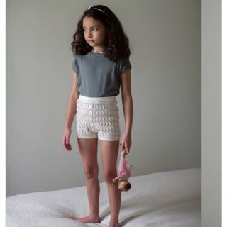 ソーアプルーム(SOOR PLOOM)のSoor ploom Sleeveless Tee, Eucalyptus 8Y(Tシャツ/カットソー)