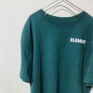 ELEMENT - 【希少カラー】ELEMENT  エレメント ロゴ プリント 半袖Tシャツ X L