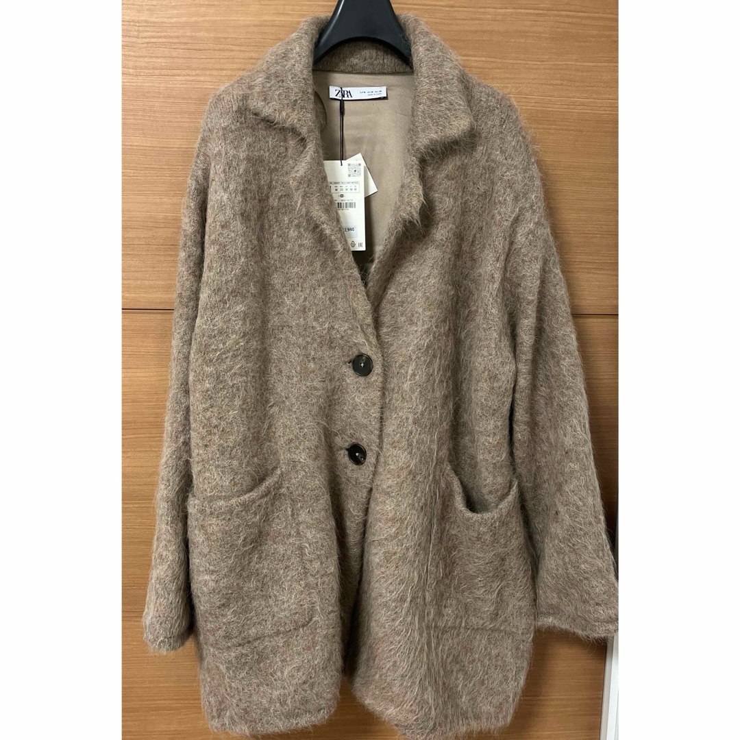 ZARA - ZARA ザラ ショートニットアルパカコート Mの通販 by ZARA - ZARA ザラ ショートニットアルパカコート Mの通販 by