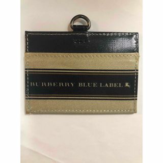 バーバリーブルーレーベル(BURBERRY BLUE LABEL)の 非売品　バーバリーブルーレーベル　IDカードホルダー  カードケース　首掛け(パスケース/IDカードホルダー)