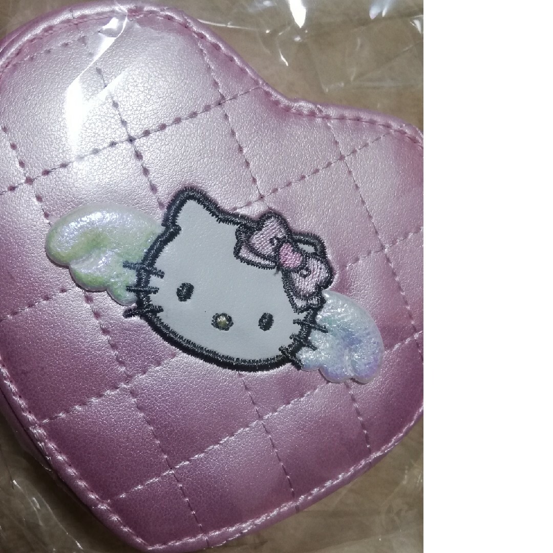 ハローキティ エンジェルキルティングハートコインケース ピンク