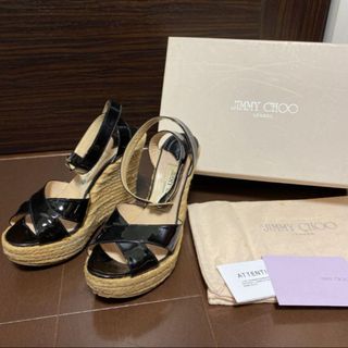 ジミーチュウ(JIMMY CHOO)のJIMMY CHOO ジミーチュウ　ウェッジサンダル(サンダル)