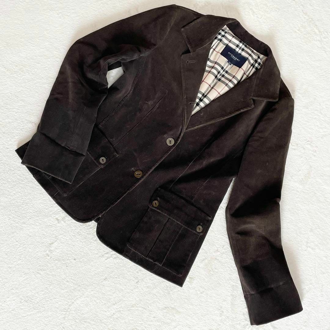 BURBERRY - 【人気柄✨】☆バーバリー☆テーラードジャケット BURBERRY - 【人気柄✨】☆バーバリー☆テーラードジャケット