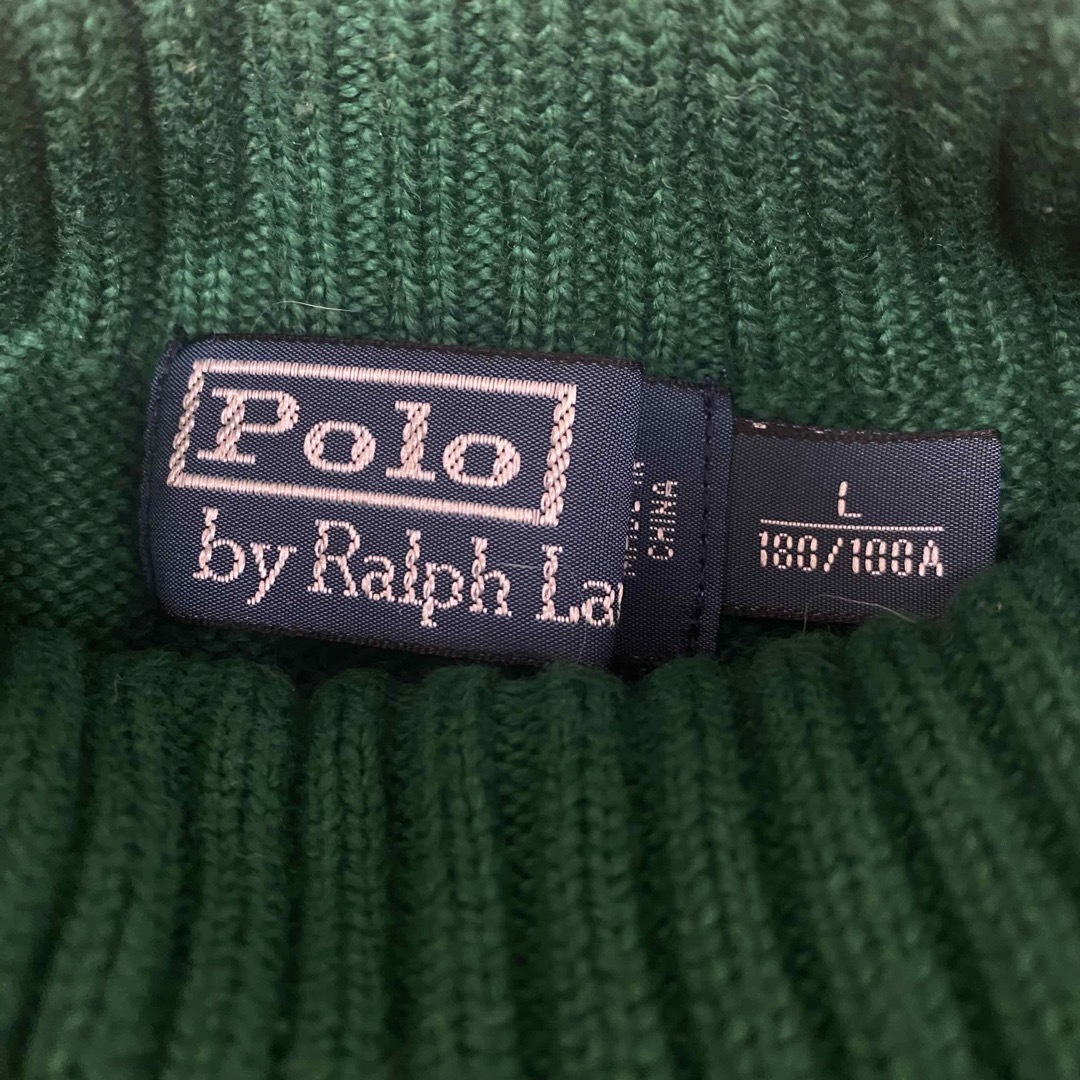 POLO RALPH LAUREN(ポロラルフローレン)のラルフローレン　ニット　タートルネック　グリーン メンズのトップス(ニット/セーター)の商品写真