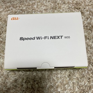 エーユー(au)のHuawei Speed Wi-Fi NEXT W05 HWD36 ブラック×ラ(その他)
