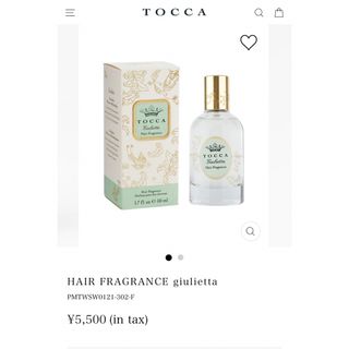 TOCCA ヘアフレグランス　ジュリエッタ　50ml