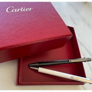 カルティエ(Cartier)のカルティエ ボールペン サントス ドゥ カルティエ /プラチナ/新品未使用(ペン/マーカー)