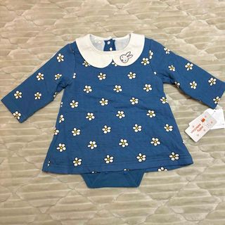 miffy - 新品未使用！ミッフィー長袖ロンパースワンピースセットの通販