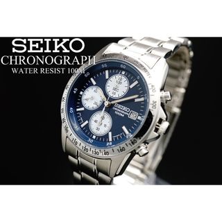 セイコー(SEIKO)の【新品】セイコー 海外モデル 逆輸入 1/20秒 タキメーター 100ｍ防水(腕時計(アナログ))