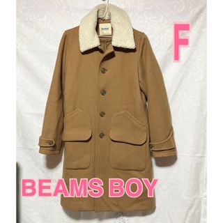 BEAMS BOY - 美品 BEAMS BOY 総柄 ステンカラー コート アウター