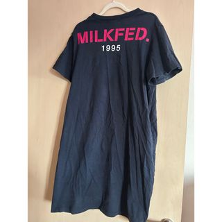 ミルクフェド(MILKFED.)のMILKFED.バックロゴワンピース(ロングワンピース/マキシワンピース)