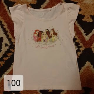 ユニクロ(UNIQLO)のユニクロ　ディズニープリンセス　Tシャツ　100サイズ(Tシャツ/カットソー)