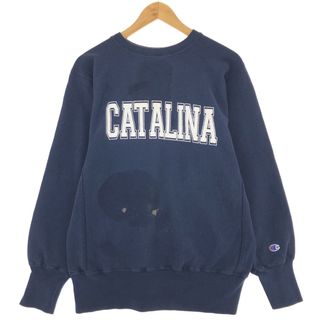 チャンピオン(Champion)の古着 90年代 チャンピオン Champion REVERSE WEAVE リバースウィーブ 刺繍タグ カレッジスウェットシャツ トレーナー USA製 メンズL ヴィンテージ /eaa413463(スウェット)