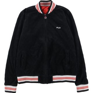 フィラ(FILA)の古着 フィラ FILA ベロアジャージ トラックジャケット レディースM /eaa424322(その他)