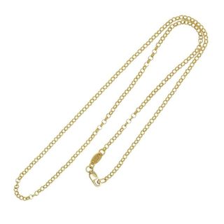 クロムハーツ(Chrome Hearts)のCHROME HEARTS クロムハーツ（原本無） ネックレス 22K NECKCHAIN R16 ロールチェーン ネックレス 16inch 16インチ ゴールド系【中古】(ネックレス)