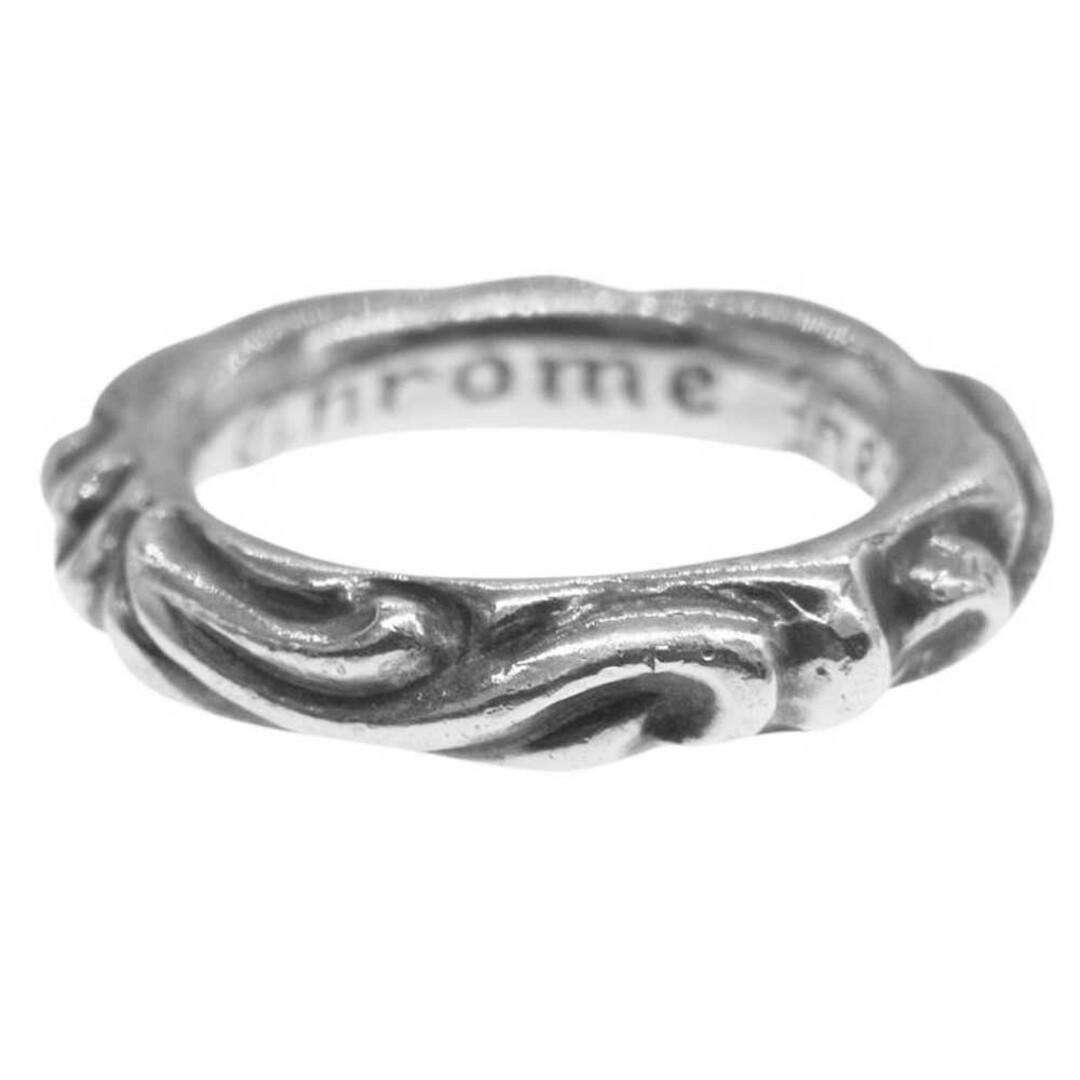 Chrome Hearts(クロムハーツ)のCHROME HEARTS クロムハーツ（原本無） リング SCRL BAND スクロール バンド リング シルバー系 約11.5号【中古】 メンズのアクセサリー(リング(指輪))の商品写真