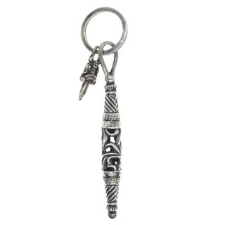 クロムハーツ(Chrome Hearts)のCHROME HEARTS クロムハーツ（原本有） キーリング SMALL ROLLER スモール ローラー ダガー キーリング キーホルダー シルバー系【中古】(その他)