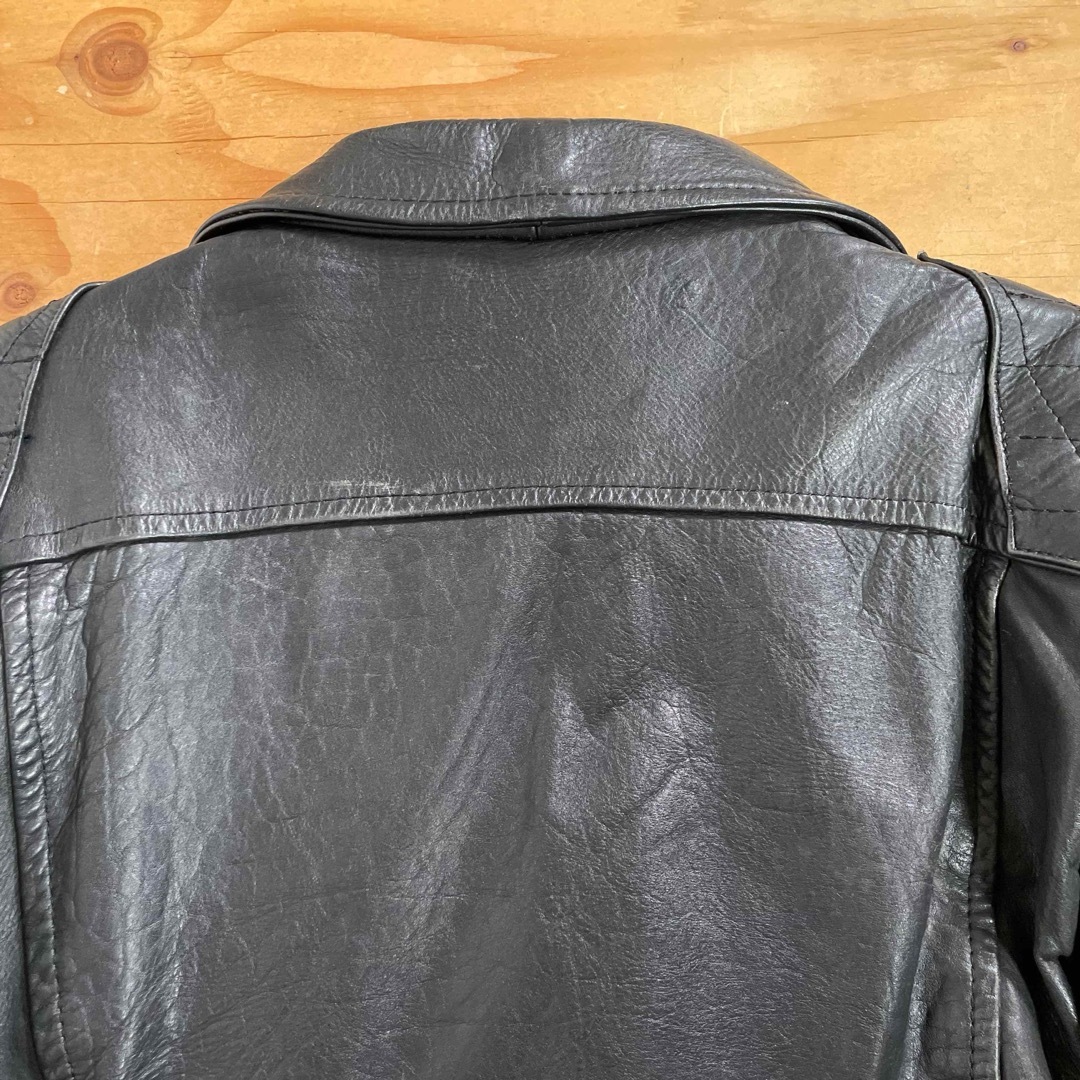 BELSTAFF(ベルスタッフ)のデッド☆70年代 ヴィンテージ ベルスタッフ レザージャケット ブラック/36 メンズのジャケット/アウター(レザージャケット)の商品写真