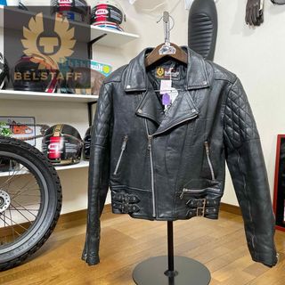 ベルスタッフ(BELSTAFF)のデッド☆70年代 ヴィンテージ ベルスタッフ レザージャケット ブラック/36(レザージャケット)