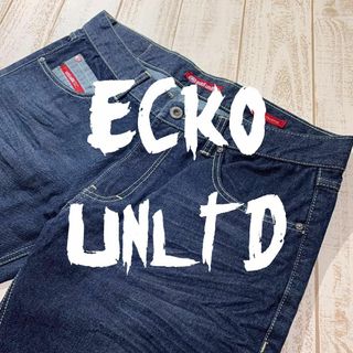 エコーアンリミテッド(ECKŌ UNLTD（ECKO UNLTD）)の【ECKO UNLTD】エコーアンリミテッド テーパードデニムパンツ 32インチ(デニム/ジーンズ)