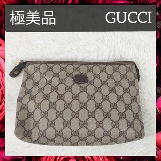 グッチ(Gucci)の極美品 グッチ オールドグッチ クラッチバッグ ポーチ ヴィンテージ GG柄(セカンドバッグ/クラッチバッグ)