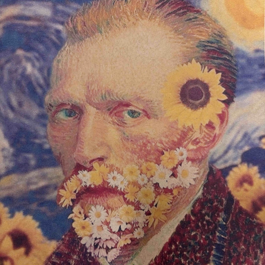 【黒額付きポスター】ゴッホ　Gogh　自画像①(新品) エンタメ/ホビーの美術品/アンティーク(絵画/タペストリー)の商品写真