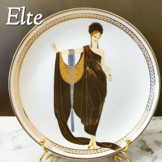 美品◆エルテ Erte GLAMOUR アールデコ フランクリンミント プレート(食器)