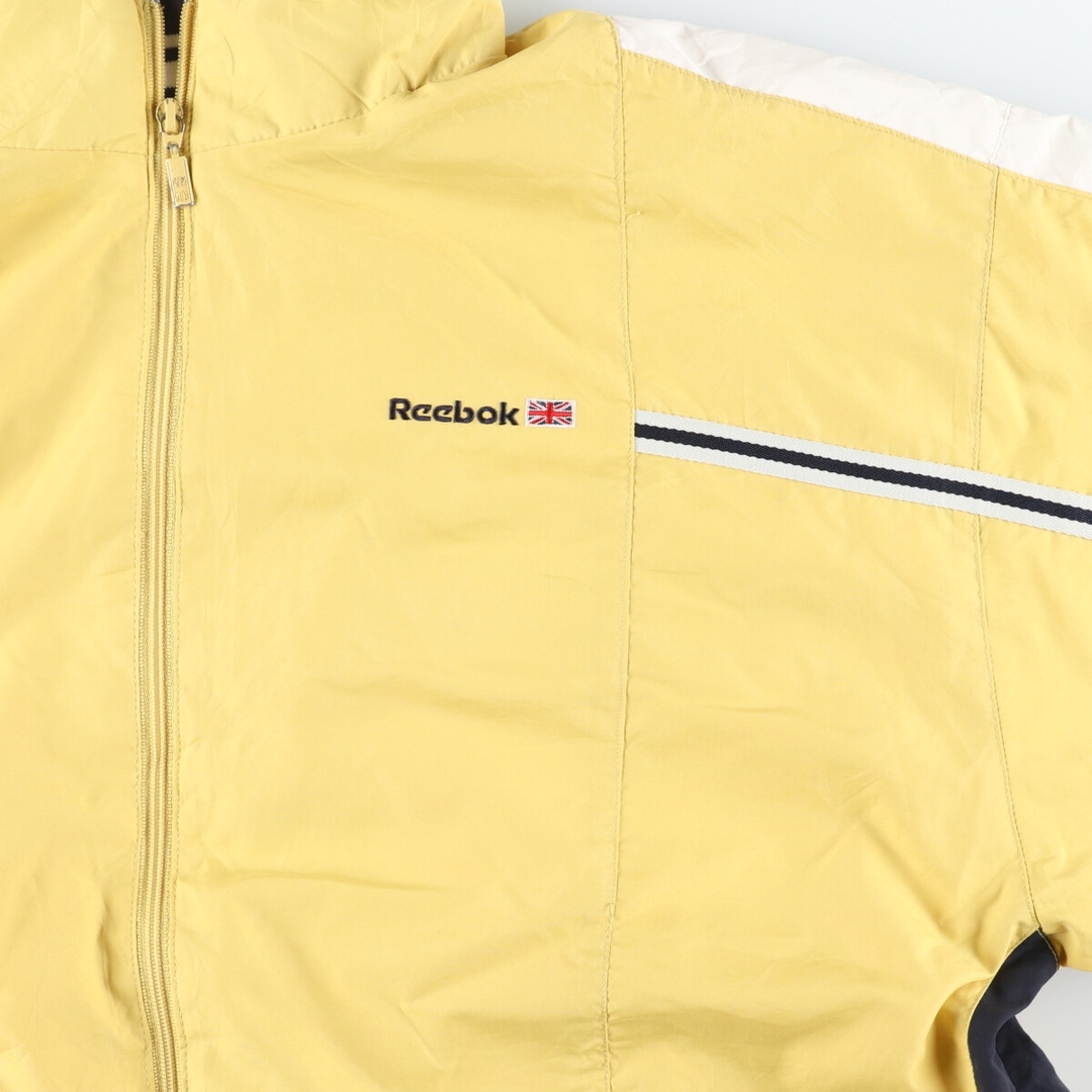 Reebok(リーボック)の古着 90年代 リーボック Reebok ATHLETIC ウインドブレーカー メンズL ヴィンテージ /eaa423465 メンズのジャケット/アウター(ナイロンジャケット)の商品写真