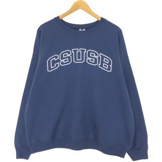 チャンピオン(Champion)の古着 90年代 チャンピオン Champion AUTHENTIC ATHLETIC APPAREL カレッジスウェットシャツ トレーナー メンズXL ヴィンテージ /eaa411117(スウェット)