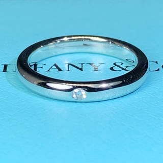 ティファニー(Tiffany & Co.)のティファニー　クラシック　バンドリング　PT950  ダイヤモンドリング(リング(指輪))