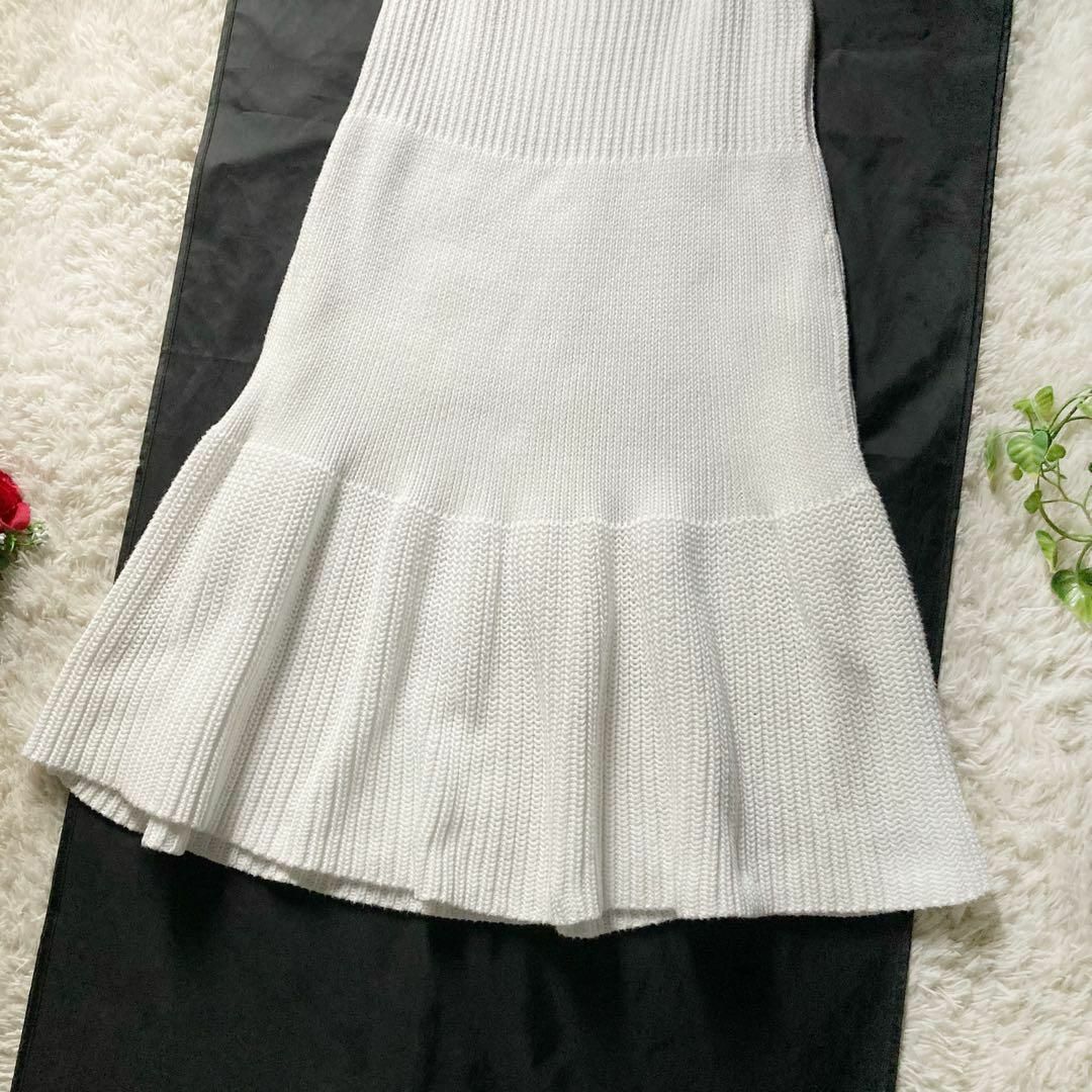 FOXEY - フォクシー コットンニットキャミワンピース フレア A FOXEY - フォクシー コットンニットキャミワンピース フレア A