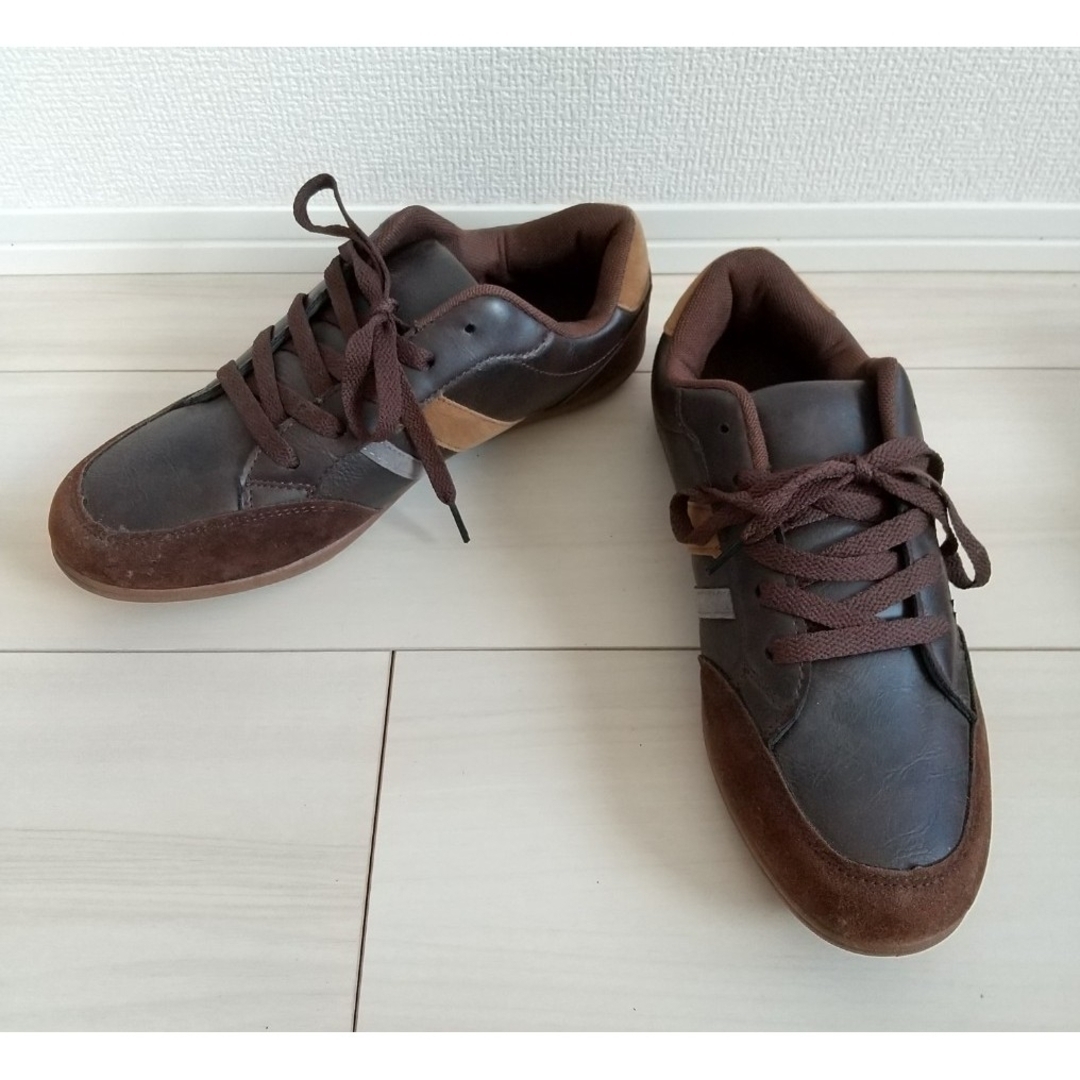 （79）Parker ブラウン スニーカー（25.0cm） メンズの靴/シューズ(スニーカー)の商品写真