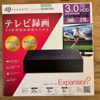 エレコム(ELECOM)のシーゲート 3.0TB ハードディスク(その他)