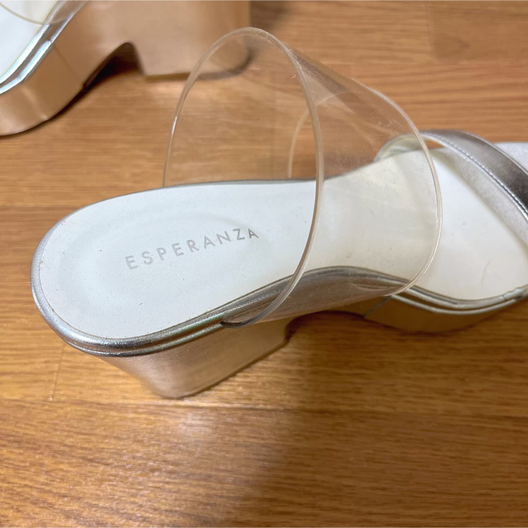 ESPERANZA(エスペランサ)のクリアサンダル レディースの靴/シューズ(サンダル)の商品写真
