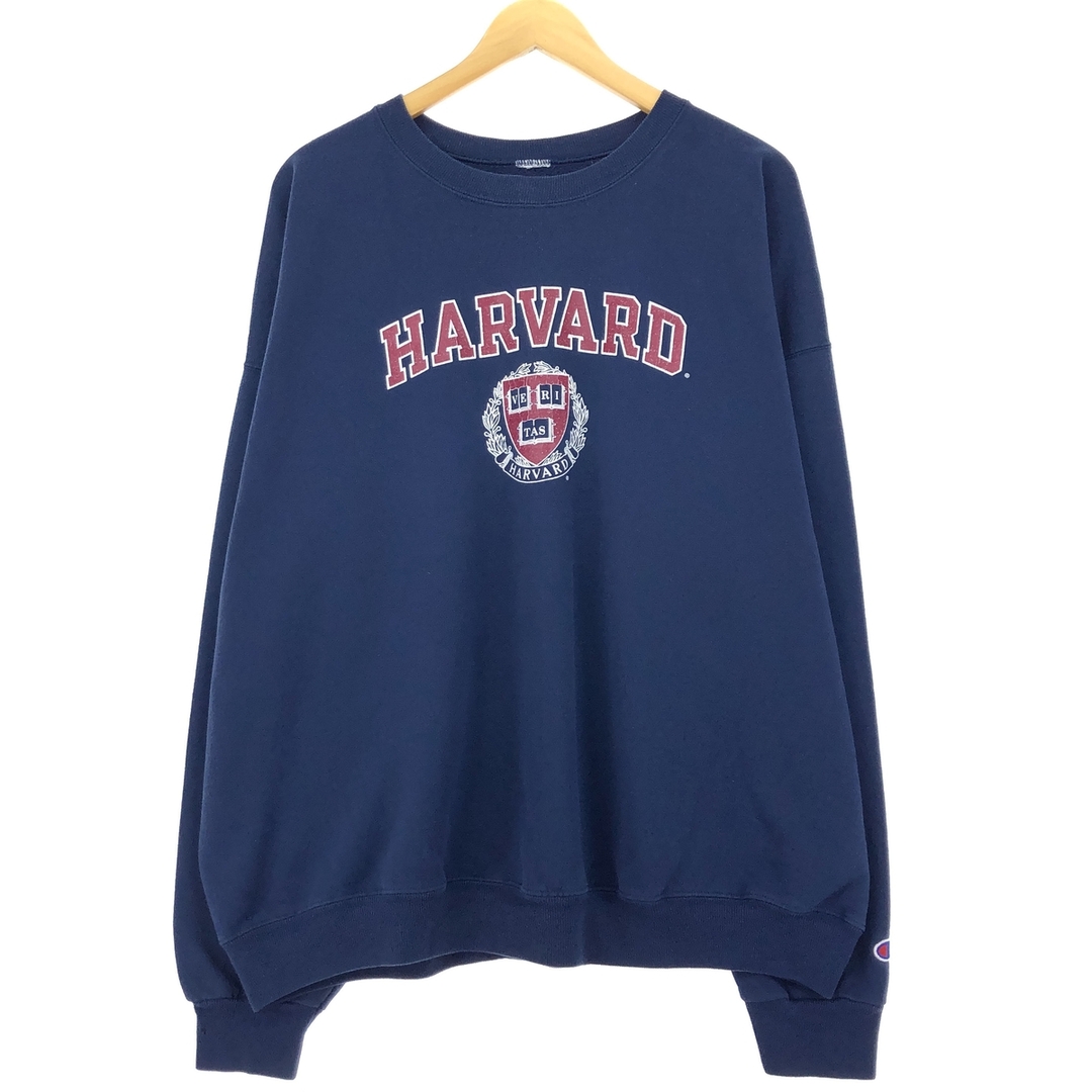 Champion(チャンピオン)の古着 チャンピオン Champion HARVARD UNIVERSITY ハーバード大学 カレッジスウェットシャツ トレーナー メンズXL /eaa411948 メンズのトップス(スウェット)の商品写真